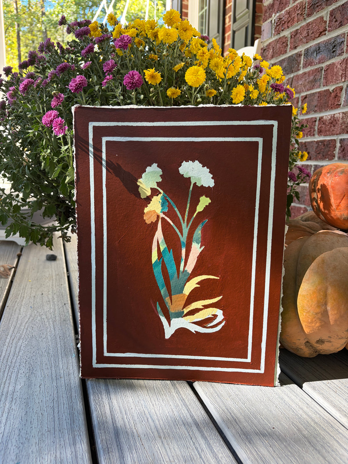 Burgundy Cornflower