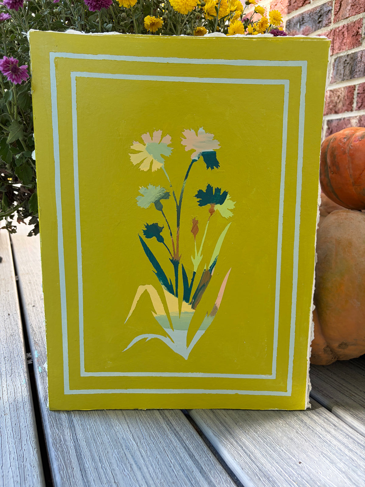 Chartreuse Cornflower